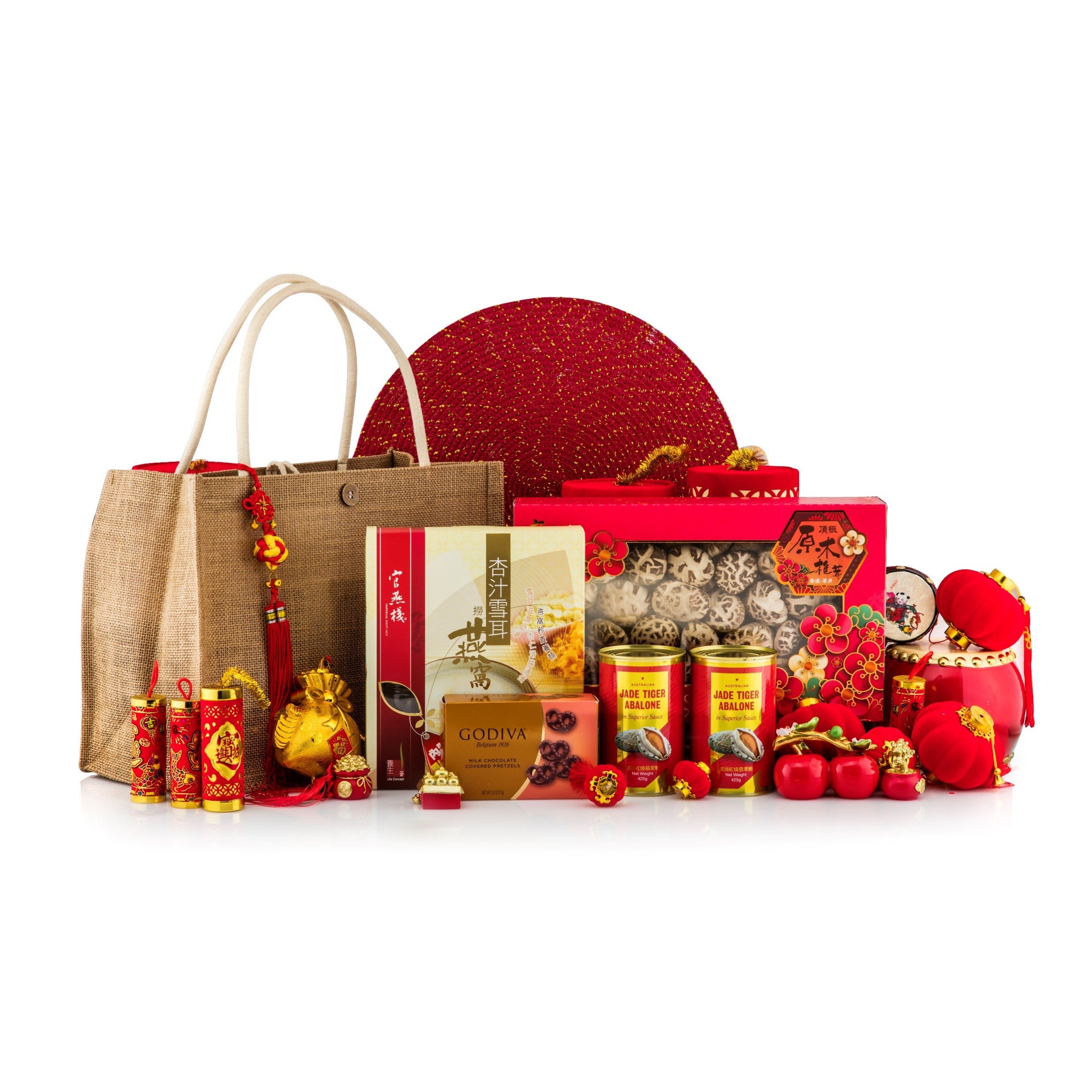 Chinese New Year Eco Jute Gift Bag A