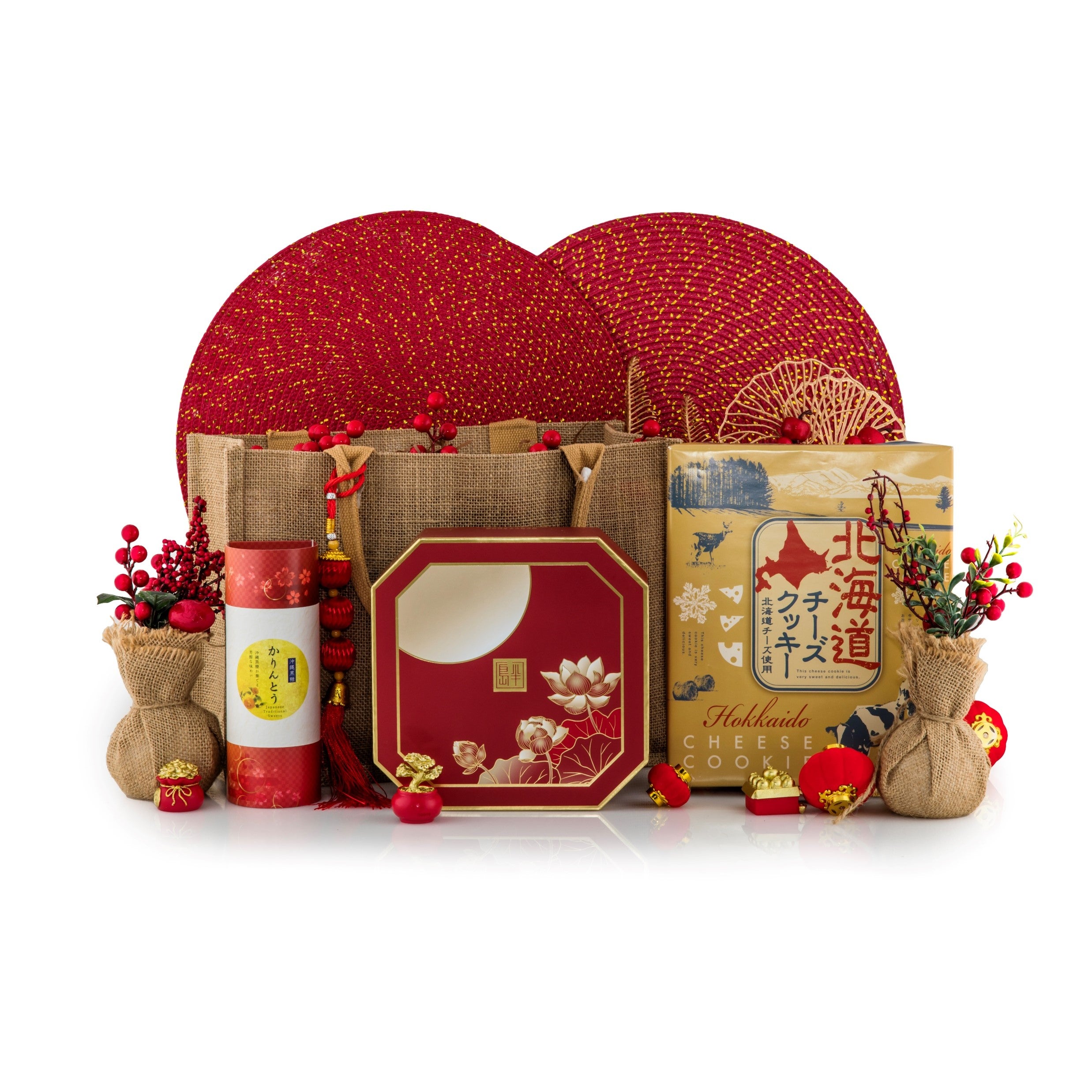 Mid Autumn Eco Jute Gift Bag B 中秋環保禮物袋 B